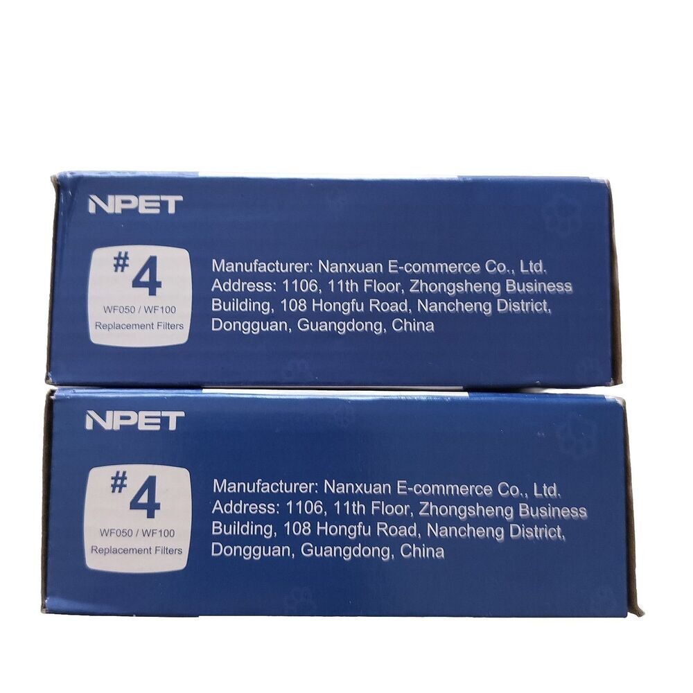 NPET WF050/WF100 Replacement Water Filter for Automatic Pet Fountain 2 Pk = (8) - Picture 3 of 6